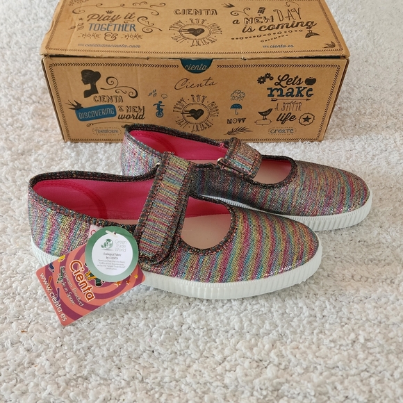 Cienta Kids Shoes - Rainbow Metallic - Picture 3 of 9